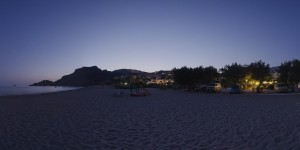 Damnoni Strand am Abend 